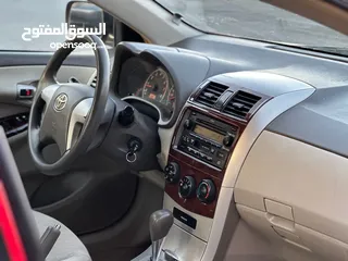  17 تويوتا كورولا للبيع بحاله ممتازه موديل 2009