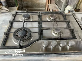  1 غاز غطاس غاز غطس اربع عيون 60 سم شغال مية بالمية فحص ستايلس ستيل
