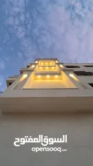  16 شقه فاخر جدا في اجمل مناطق الجبيهة حي المنصور المطل والرائع تشطيبات فندقية