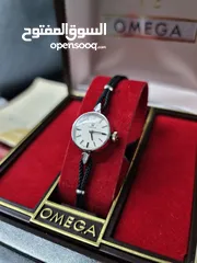  4 14 Karat White Gold Vintage Omega 1977 Mechanical Ladies watch