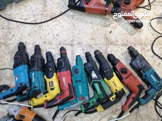  1 كلو ماركات عالفحص بسعر حرق بوش ماكتا ملواكي AEG HILTI ديولت بلاك اندكر ماركات عالميه كلو فحص