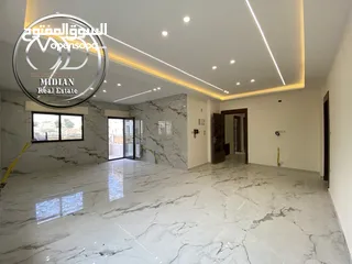  7 شقة ارضية جديدة للبيع تلاع العلي مساحة 170م مع تراسات و حدائق تشطيبات سوبر ديلوكس امكانية الأقساط