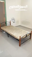  1 SINGLE COAT WITH MATTRESS & STEEL CABINET