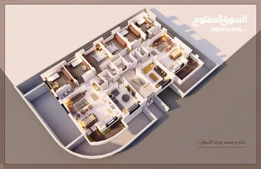  6 شركة خالد و محمد عواد للإسكان مشروع رقم 7 في اجمل المواقع 160م