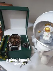  4 هديه رجاليه ساعه مكينه اصليه