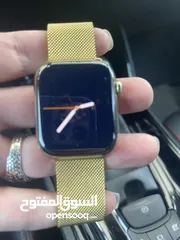  5 ساعه ابل الجيل السابع مميزه ستيل ذهبي Esem