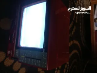  5 تلفزيون قديم ابيص وأسود شغال قحص كامل