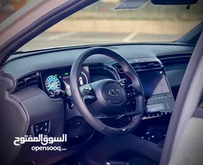  14 هونداي توسان  N-LINE  فل بدون فتحة  2x4 ///240Hp بنزين + كهرباء  2022/ ( Haybrid) 1600cc