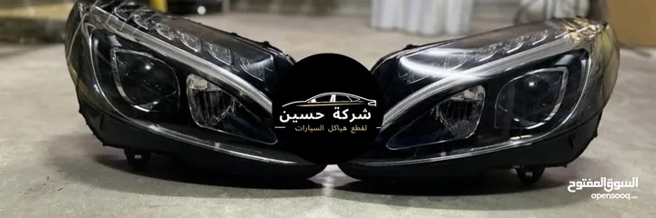  1 اضوية امامي خلفي شمال يمين مرسيدس 2008 - 2024 W E200 C200 AMG   مستعمل / جديد