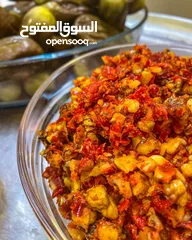  8 مكدوس بلدي ملوكي بحشوة مليانه