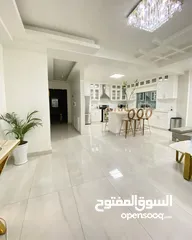  11 في أجمل مناطق الرابيه شقة أرضية للبيع 220م مع ترس 90م بسعر مغري / ref 9535