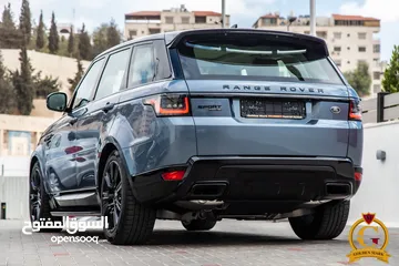  9 Range Rover Sport 2021 Hse Plug in hybrid  Black edition    السيارة وارد المانيا
