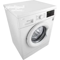  2 LG 7KG FRONT LOAD WASHING MACHINE, 6 MOTION DIRECT DRIVE MOTOR - FH2J3QDNG0P