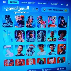  3 حساب فورت نايت / روكت ليق / حساب قوي جداً / السعر قابل للتفاوض