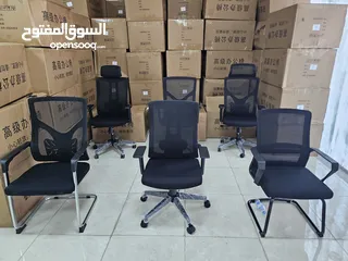  4 Modern Vistor Office  Chair_Comfotable Waiting Room Chair with Strong Metal frame for Office