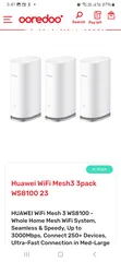  3 Huawei wifi mesh 3 router