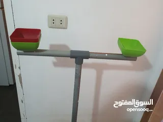  3 ستاند ببغاء مواسير بلاستيك