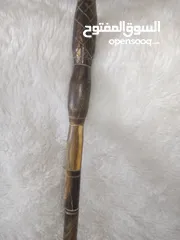  5 عكازة فرعونية قديمة انتيك عاج قرن غزال