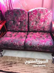  4 طقم غرفة جلوس لون بنفسجي