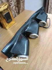  3 عدادات Sport ( قراءة الـ RPM + Volts + water ) فيبر بحالة ممتازة للبيع