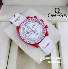  5 New Omega swatch chronograph working watches