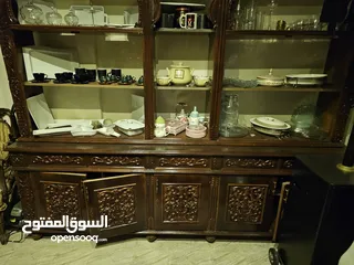  1 بوفية خشب ثقيل حسب الصوره