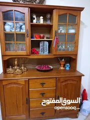  2 بوفيه شبه جديده قطعتين للبيع