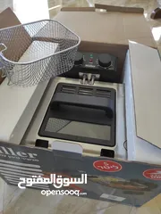  1 مقلى زيت كهربائي جديد سعة 5 لتر من مولر 2200 واط