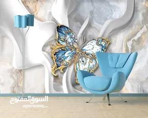  5 ورق حائط  ثلاثي الأبعاد بمواصفات المانيه عاليه الجوده  وتصاميم حديثه حرصا منا علي ارضاء جميع الاذواق