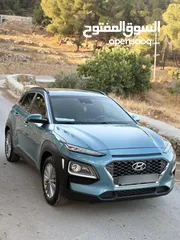  1 هيونداي كونا 2020  حالة الشركة  عداد 55 ألف فقط لون مميز