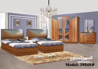  1 غرف نوم 2 سرير 200 في 120 شامل التركيب والدوشق