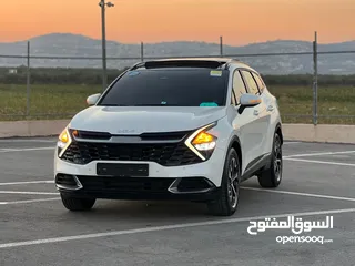  11 كايا سبورتاج  2022 فل الفل فتحة سقف  2x4 ///240Hp بنزين + كهرباء  ( Haybrid) 1600cc