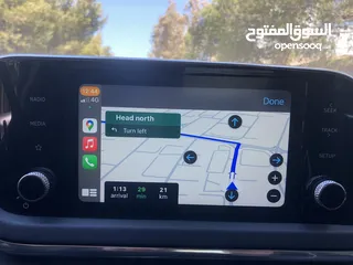  22 هيونداي سوناتا هايبرد 2020 فحص كامل ممشى قليل بحالة الوكالة للبيع بسعر مغري