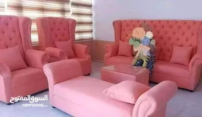  4 sofa set,cabinet and bed