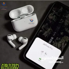  8 ايربودز برو 2 وارد امريكي عزل الضوضاء جوده صوت السماعات 100% عدد 2 مايك