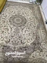  2 سجادة ايراني بحالة ممتازة 4في3