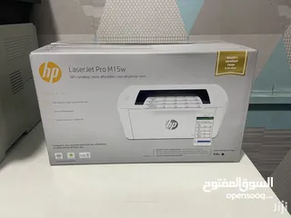  3 طابعات لاسلكيه  العدد ((2)) - HP LaserJet Pro M15w  Printer 18 ppm W2G51A