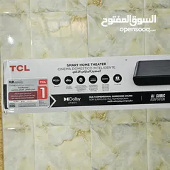  3 ساوند بار مسرح منزلي ذكي ماركة TCL موديل S45H سنة الصنع 2024 جديد غير مستخدم قوة 100