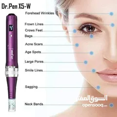  7 جهاز ديرما بن متوفر نوع شحن  او كهرباء 5 سرعات  دكتور بن ULTIMA X5  ديرمابن dermapen للعنايه بالبشره