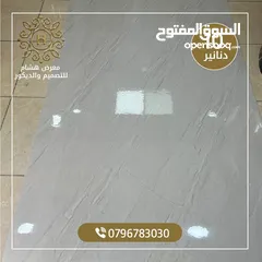  4 رولات رخام معالجه رطوبه جدران سهل تركيب لاصق ذاتي مع طبقه عازله من قصدير