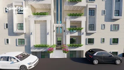  2 شقق للبيع في مزموريا دار صلاح مساحه 135/145 طابو عظم