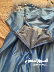  3 فستان سواريه ازرق