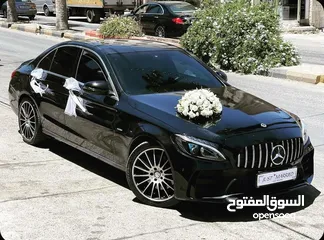  11 Mercedes C200 2019 (أحمد الشرمان) لتأجير سيارات الأعراس