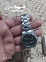  4 ساعه سيكو ستوب ووتش  اصلي 100بالمية شغالة 100بالمية بحالة ممتازة جدا