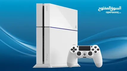  1 جهاز ps4 بحاله ممتاز للبيع مع 2 وحدات تحكم اصليات متوفر توصيل لكل الخارطه