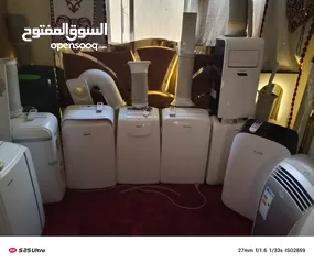  3 مكيف مكيفات انفنتر متنقل رقم التليفون بالاعلان  بحاله الوكاله مسطره وبايبي وريموت ومقفول شبه جديد