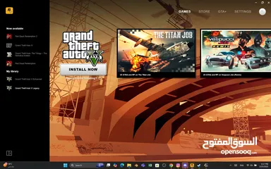  1 حساب gta5 روكستار نسختين عاديه وبريميوم + مود اموال بدون باند ( هديه ) .