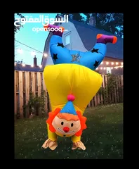  1 في لبسة مهرج نفخ ولكن مميزة من نوعها  لبسة مهرج مقلوب مميزة