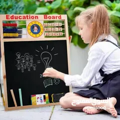  8 لوح تعليمي وجهين متعدد الوظائف