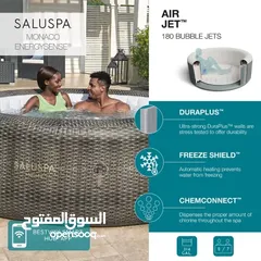  8 جاكوزي jacuzzi بعدة احجام اجمل جلسات الاسترخاء للمنازل ومراكز العلاج الطبيعي والتجميل